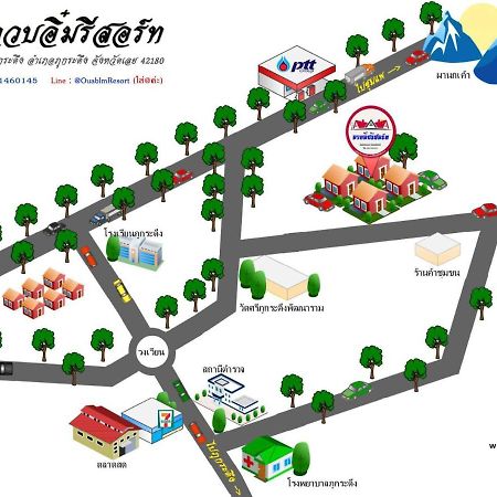 อวบอิ๋มรีสอร์ท #ที่พักภูกระดึง Ban Nong Tum Kültér fotó